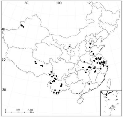 Leaf Soluble Carbohydrates, Free Amino Acids, Starch, Total Phenolics, Carbon and Nitrogen Stoichiometry of 24 Aquatic Macrophyte Species Along Climate Gradients in China